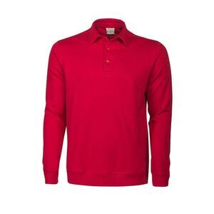 Printer Unisex Adult Homerun Long-Sleeved Polo Shirt / Red